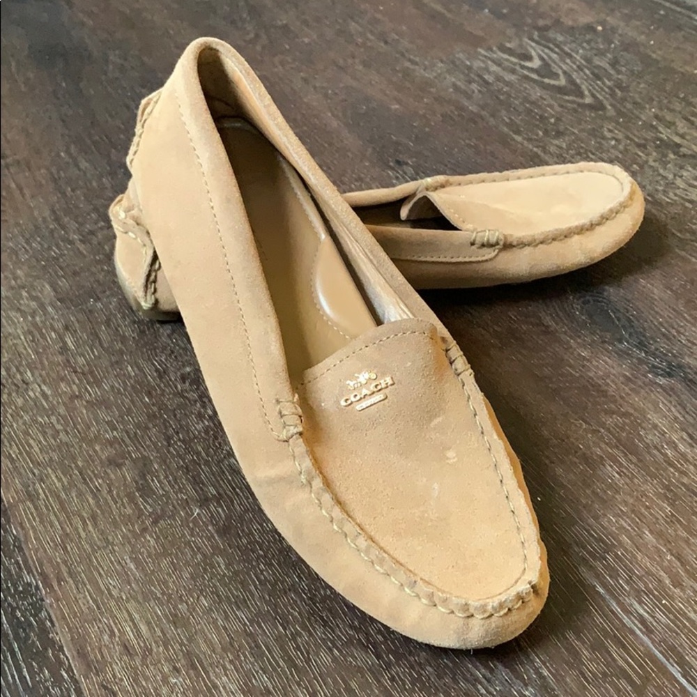 Suede Coach Loafer Driving Moccasins